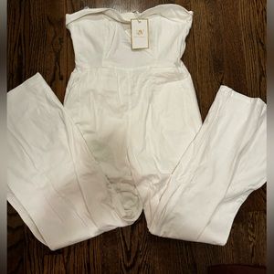 White Runaway the Label Jumpsuit